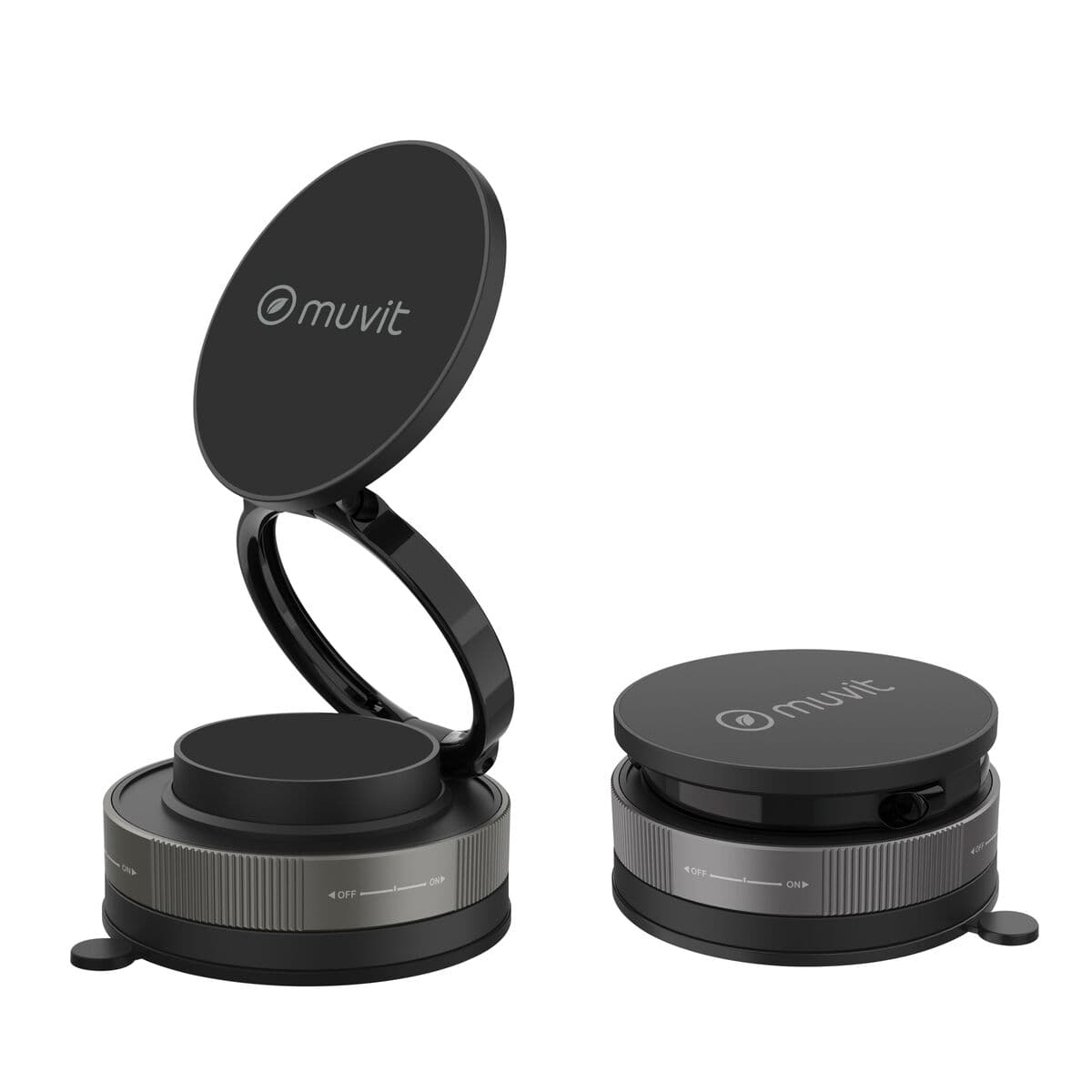 Universal Mobilhållare för Bilen Muvit MCCHL0035 Svart - Image 6