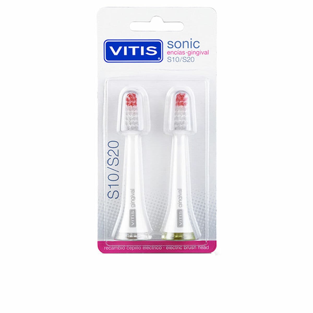 Reservdel till Eltandborste Vitis Sonic S10/S20 Gingival 2 antal