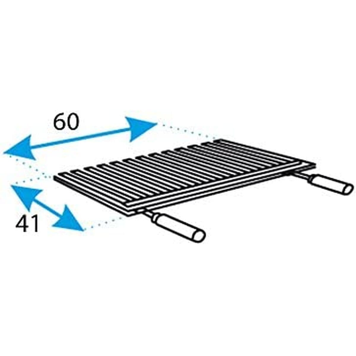 Cassetto con griglia in acciaio inox Imex el Zorro Grill Carbone Centrotavolo (Ricondizionati D) - Image 5