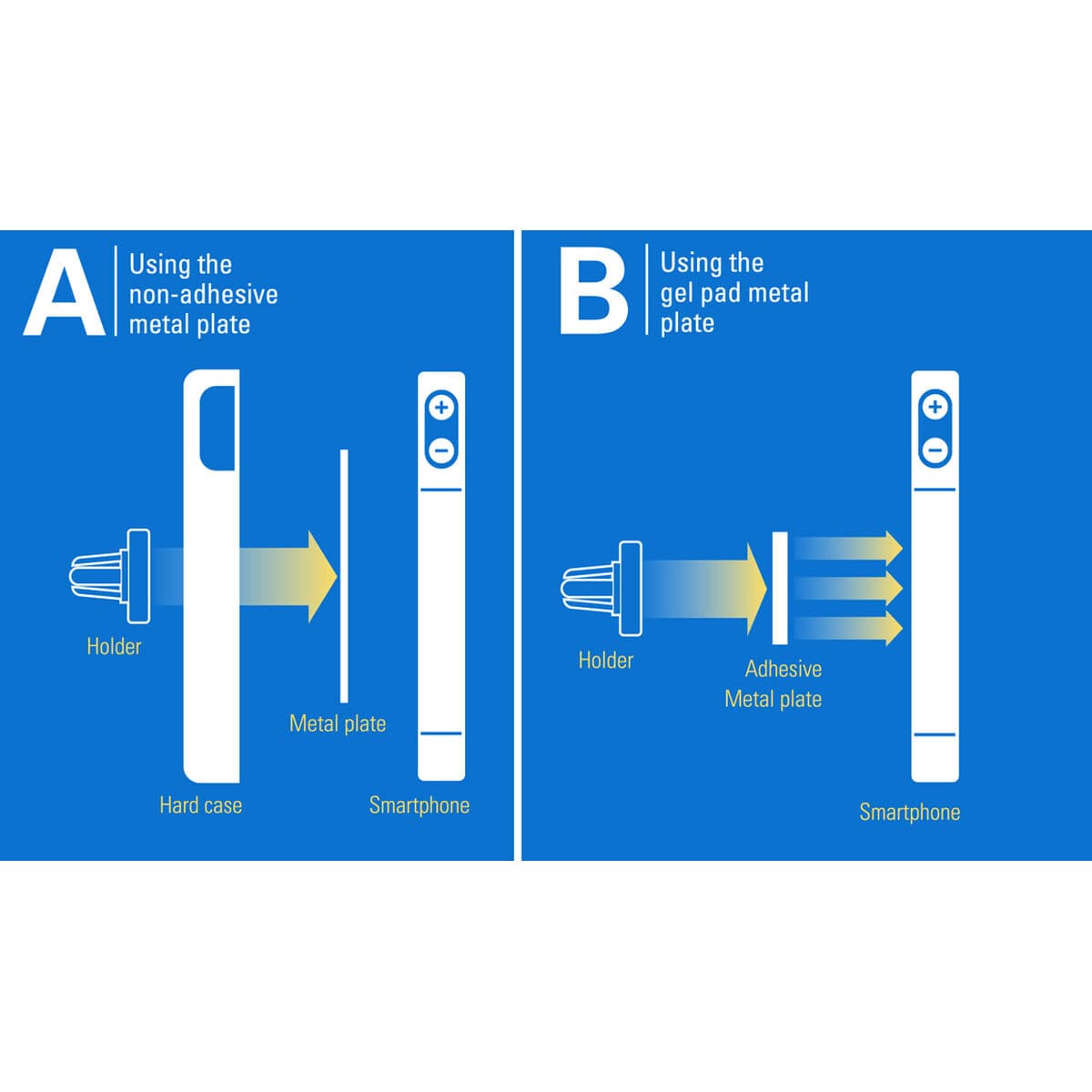 Magnetisk hållare för mobiler i bilar KSIX 360º Svart - Image 11