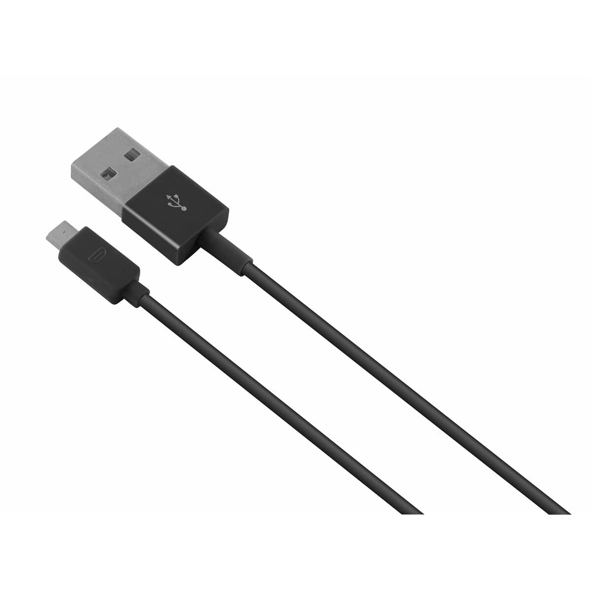 USB Cable to Micro USB Contact 1 m Black - Image 3