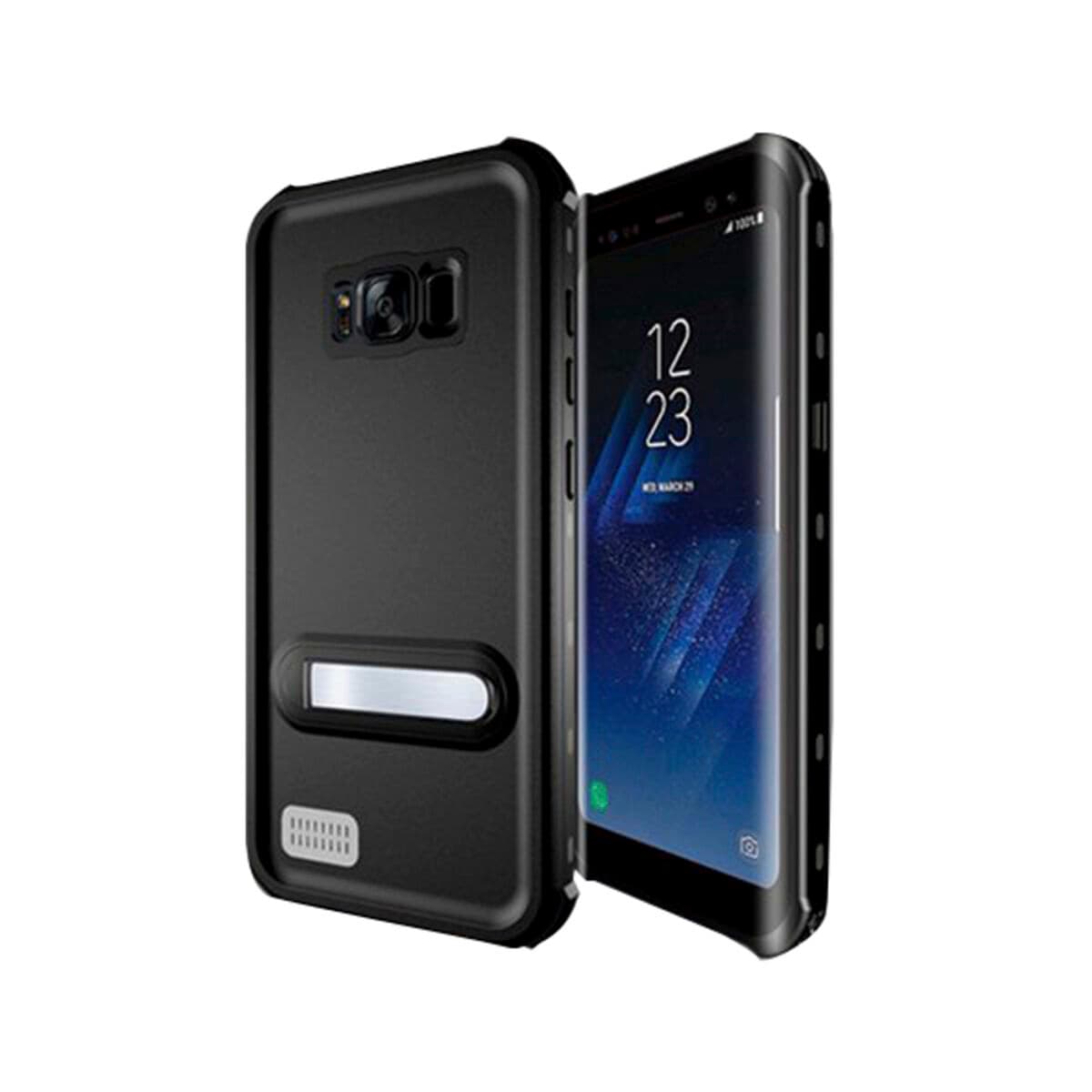 Étui étanche Samsung Galaxy S8+ KSIX Aqua Case Noir Transparent - Image 2
