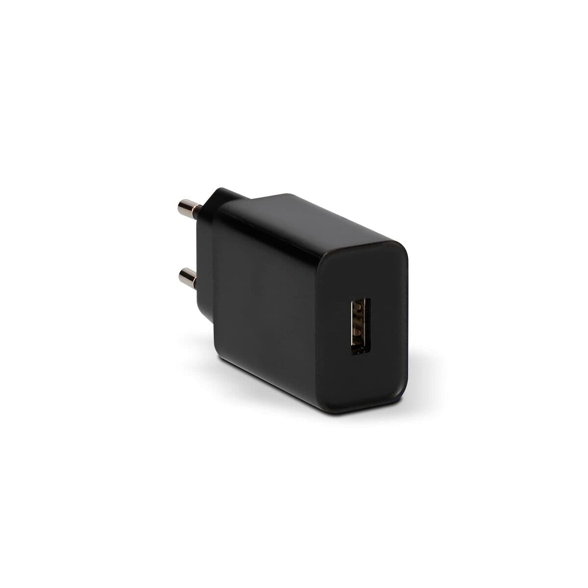 Wall Charger + USB A to USB C Cable KSIX USB Black - Image 12