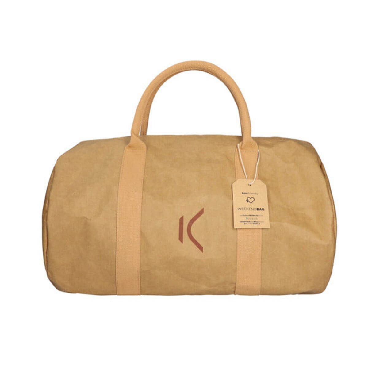 Bolsa de Viaje KSIX WeekendBag Marrón papel kraft Eco-friendly