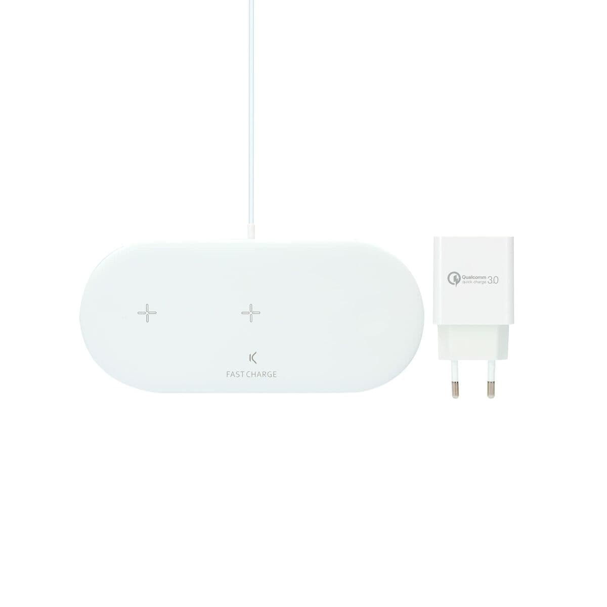 Cargador Inalámbrico KSIX Apple-compatible Blanco - Image 10