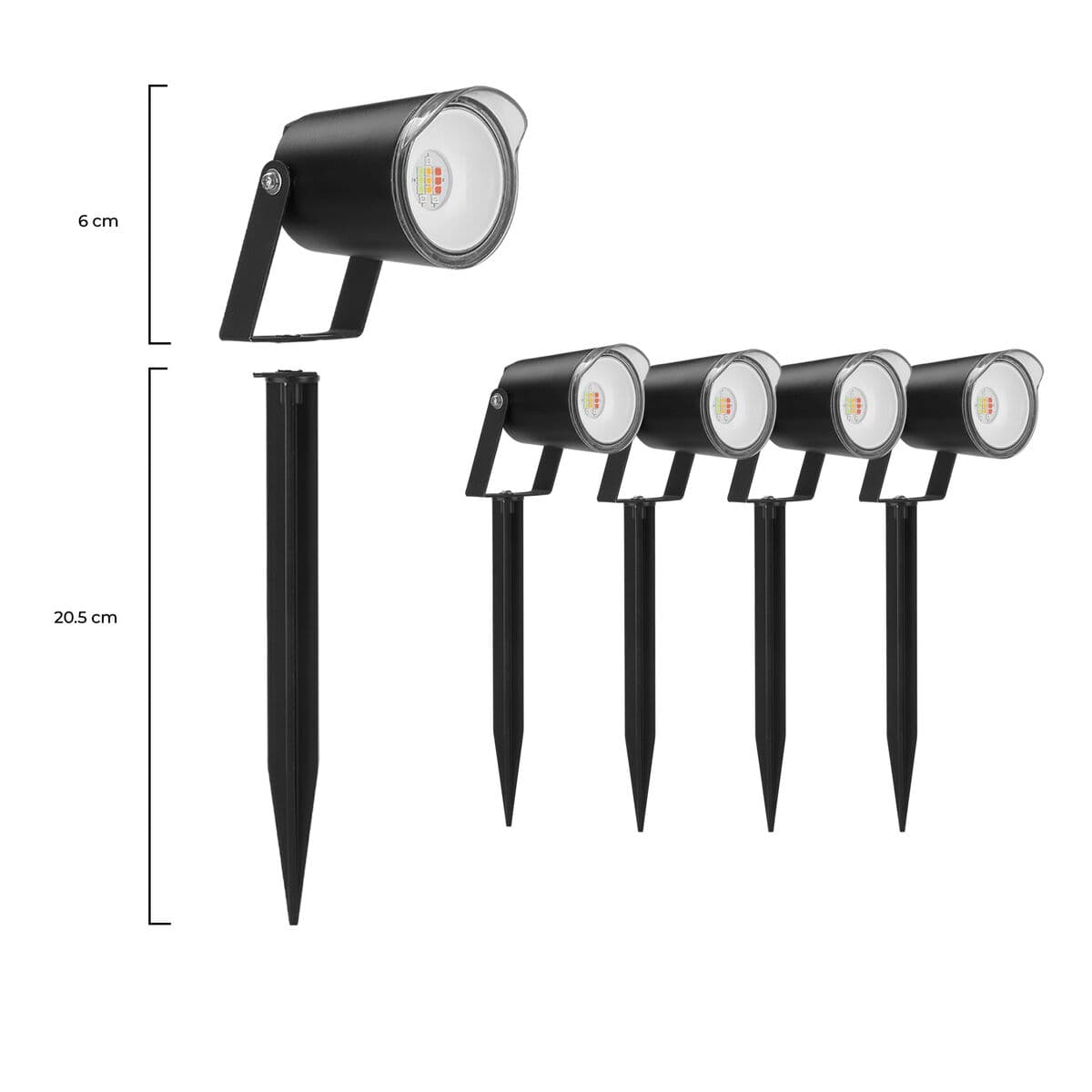 LED spotlight KSIX SmartLED Svart (3000K) - Image 4