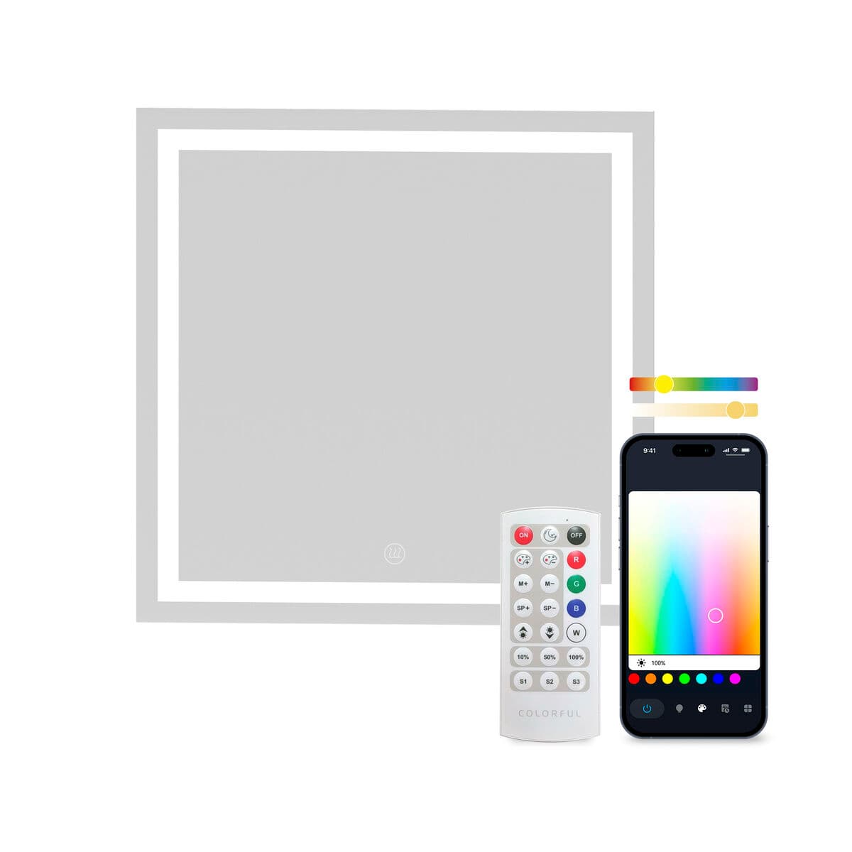 Vannitoapeegel LED-valgustusega KSIX Aqua E 36 W 1300 lm