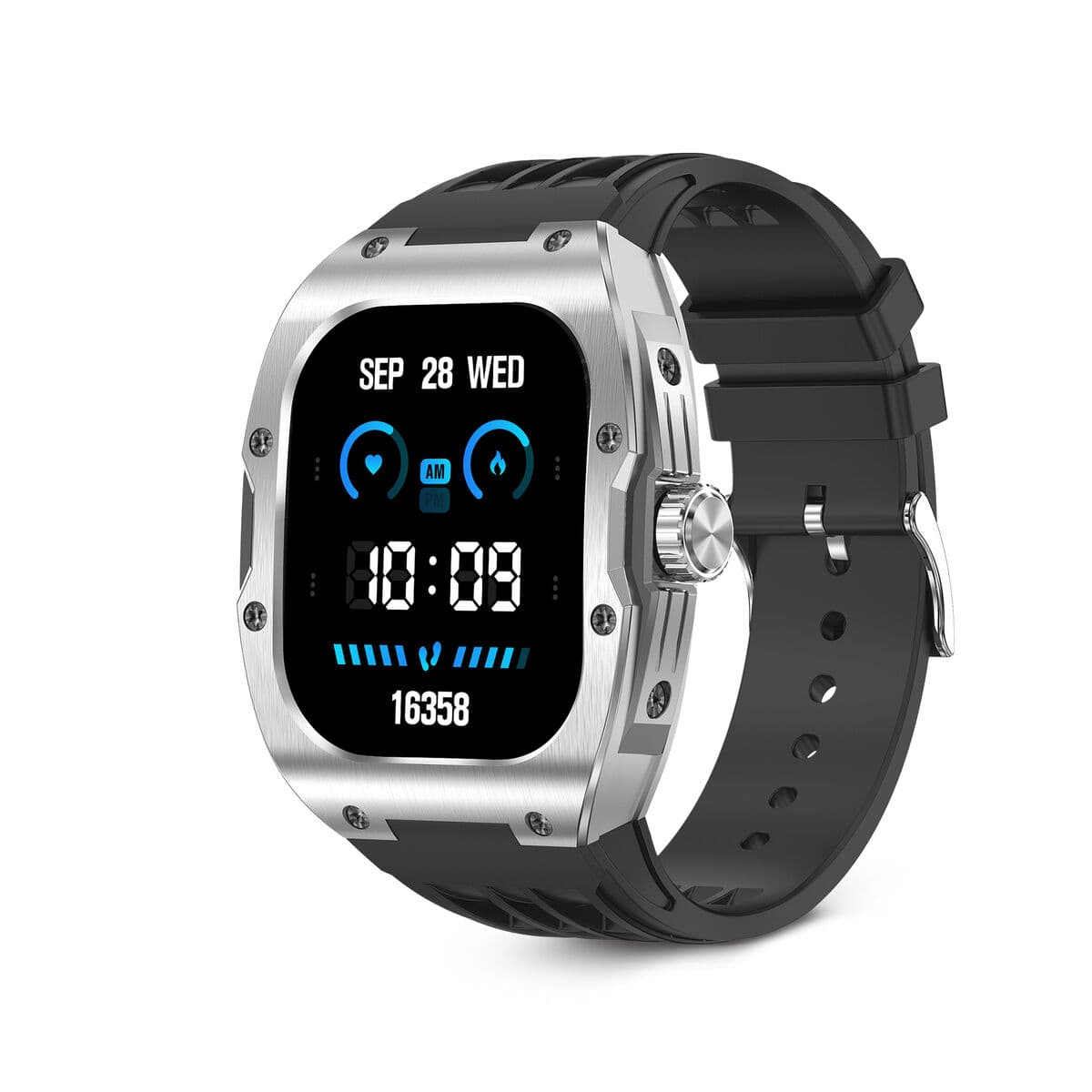 Smartwatch KSIX Hero Black 1,95" 45 mm - Image 2