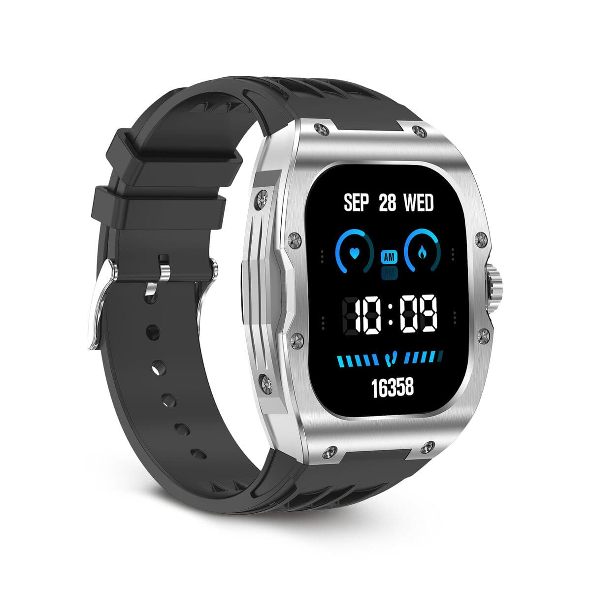 Smartwatch KSIX Hero Black 1,95" 45 mm - Image 3