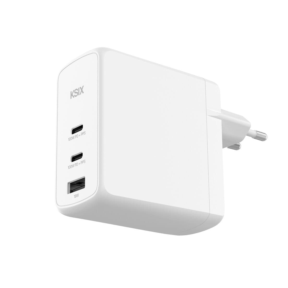 Chargeur mural KSIX Blanc 100 W