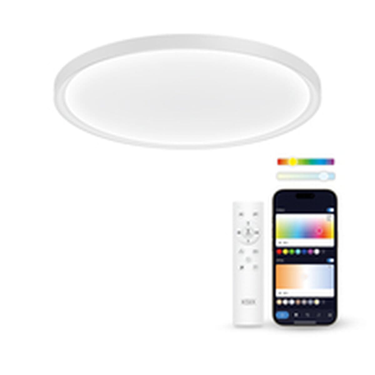 LED-Deckenleuchte KSIX SmartLED KSIX Halo 2 Weiß Kunststoff 25 W (3000k - 6500k) (6500 K) - Image 8