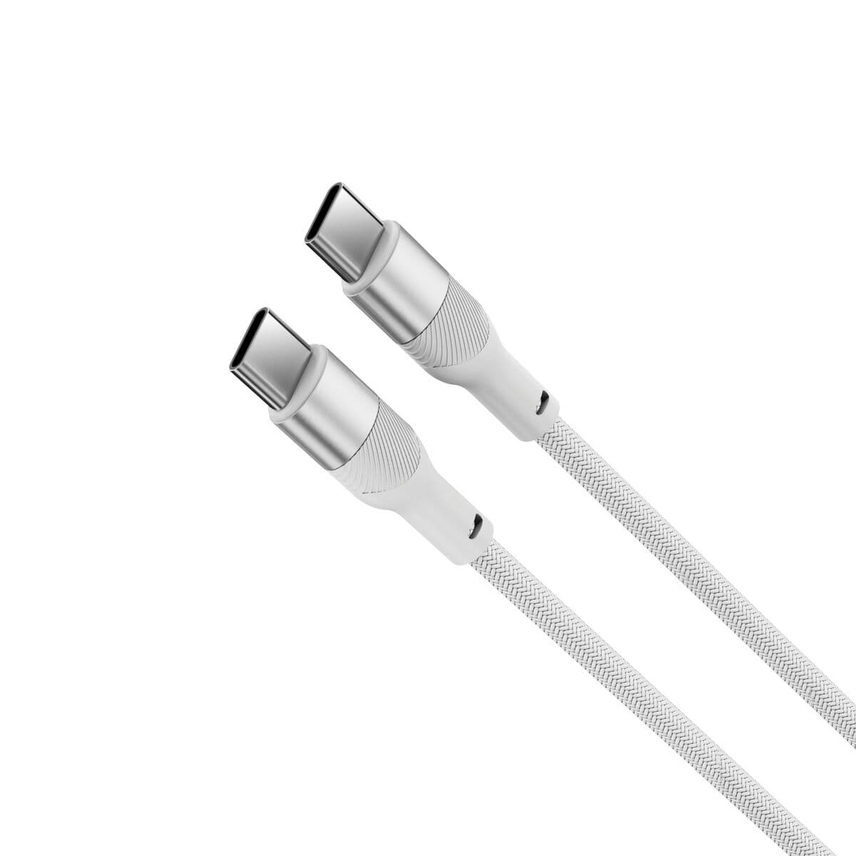 Câble USB KSIX Blanc 1 m - Image 3