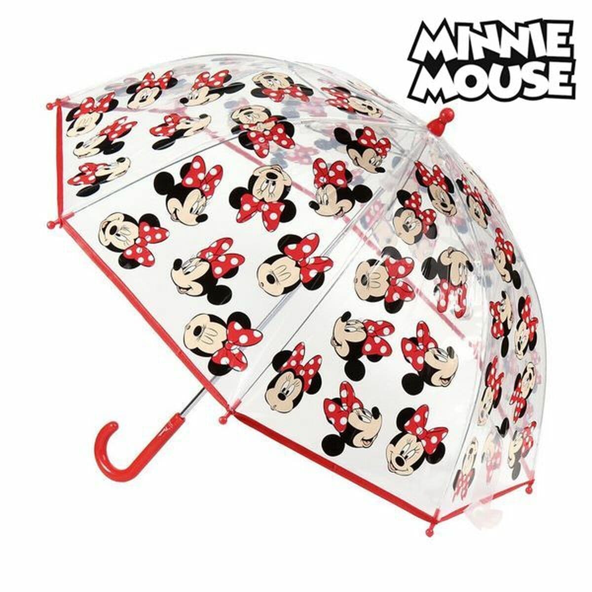 Bubble Regenschirm Minnie Mouse 2400-0512 Rot 100 % POE 45 cm - Image 2