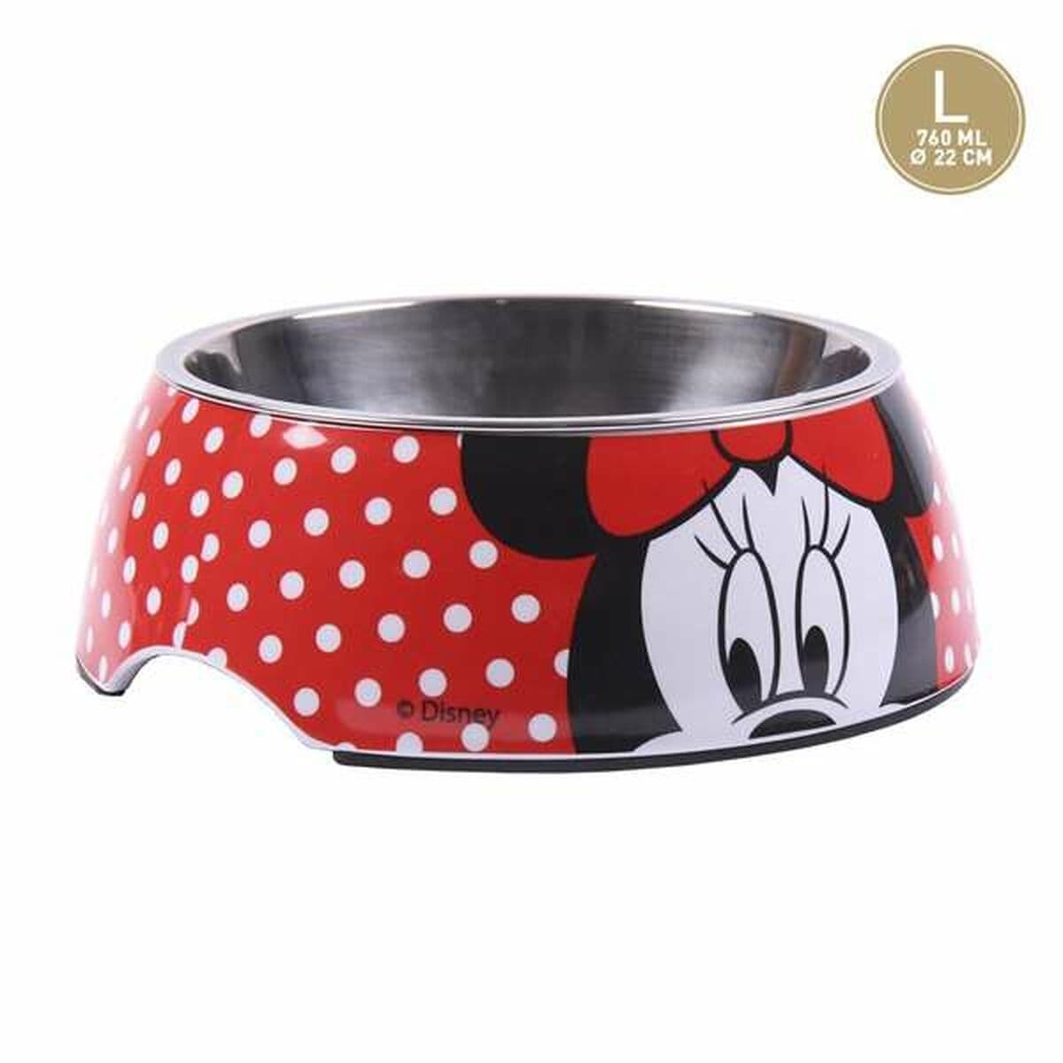 Dispozitiv de hrănire pentru câini Minnie Mouse Melamina 760 ml