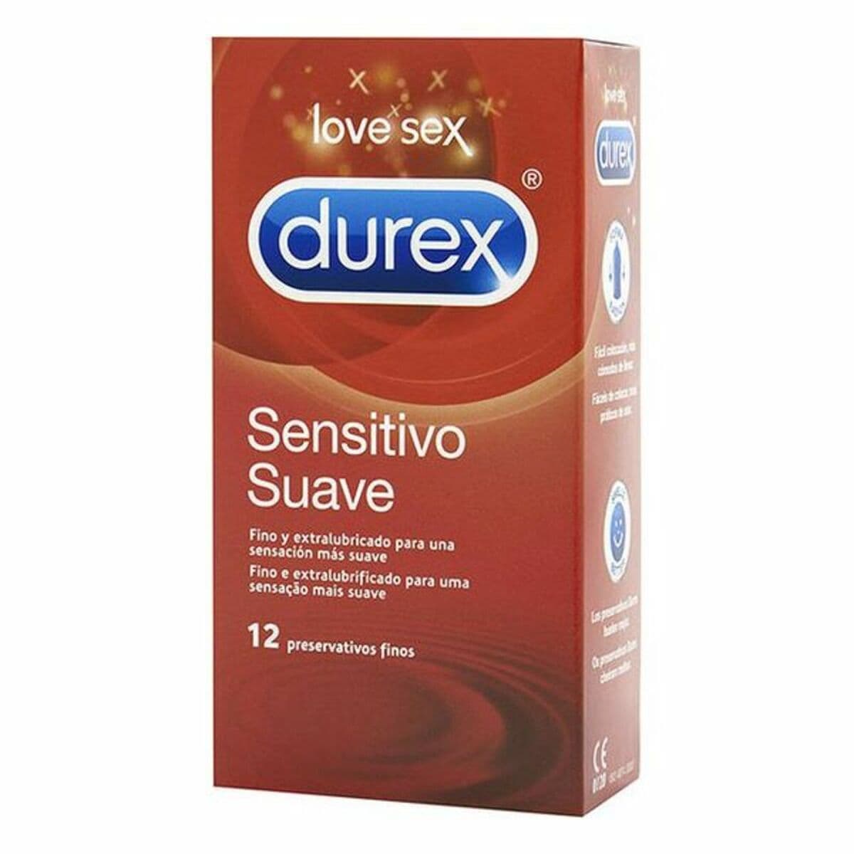 Preservativos Durex Sensitivo Suave Ø 5,6 cm (12 uds) - Image 2