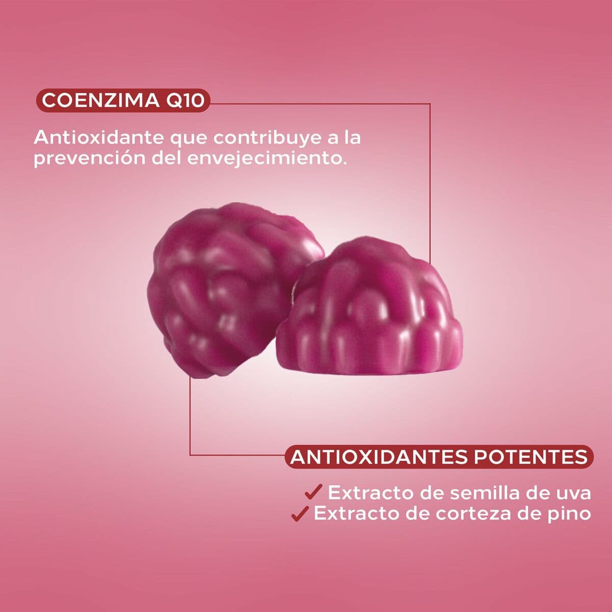 Kosttillskott Cumlaude Lab FEMGUMMY ANTIOX 60 antal - Image 6