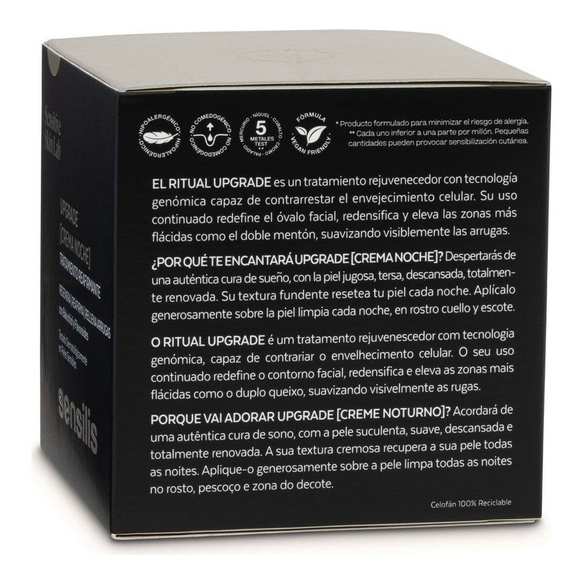 Crema de Noche Antiedad Sensilis Upgrade 50 ml Reafirmante - Image 5