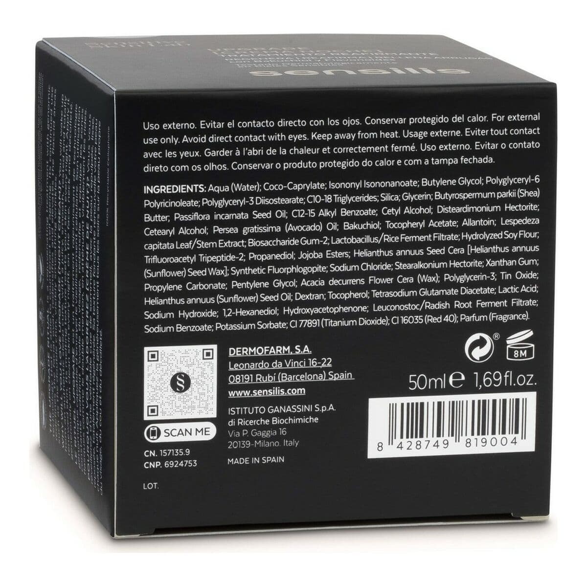 Crema de Noche Antiedad Sensilis Upgrade 50 ml Reafirmante - Image 6