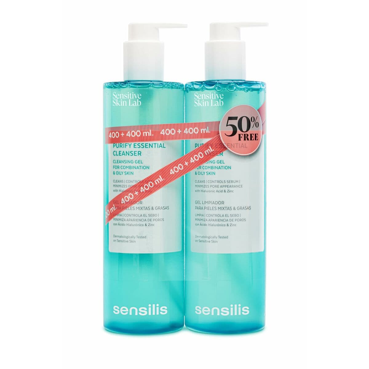 Sejas tīrīšanas želeja Sensilis Purify Essential 2 x 400 ml