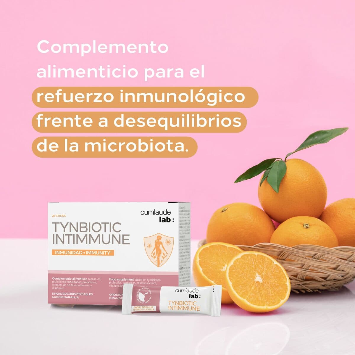 Kosttillskott Cumlaude Lab TYNBIOTIC INTIMMUNE (x28) - Image 2