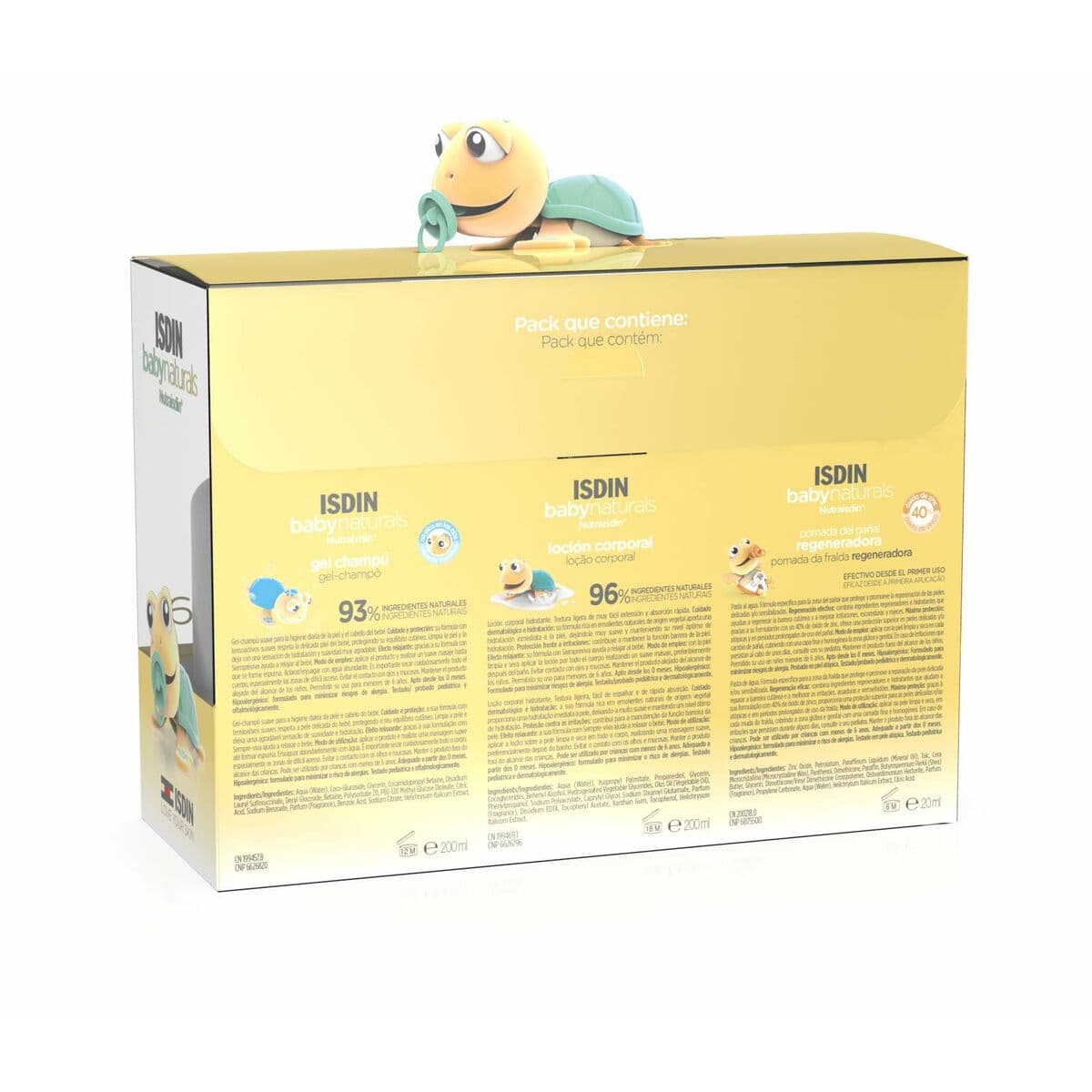 Ensemble de Bain Pour Bébé Isdin Babynaturals 3 Pièces - Image 2