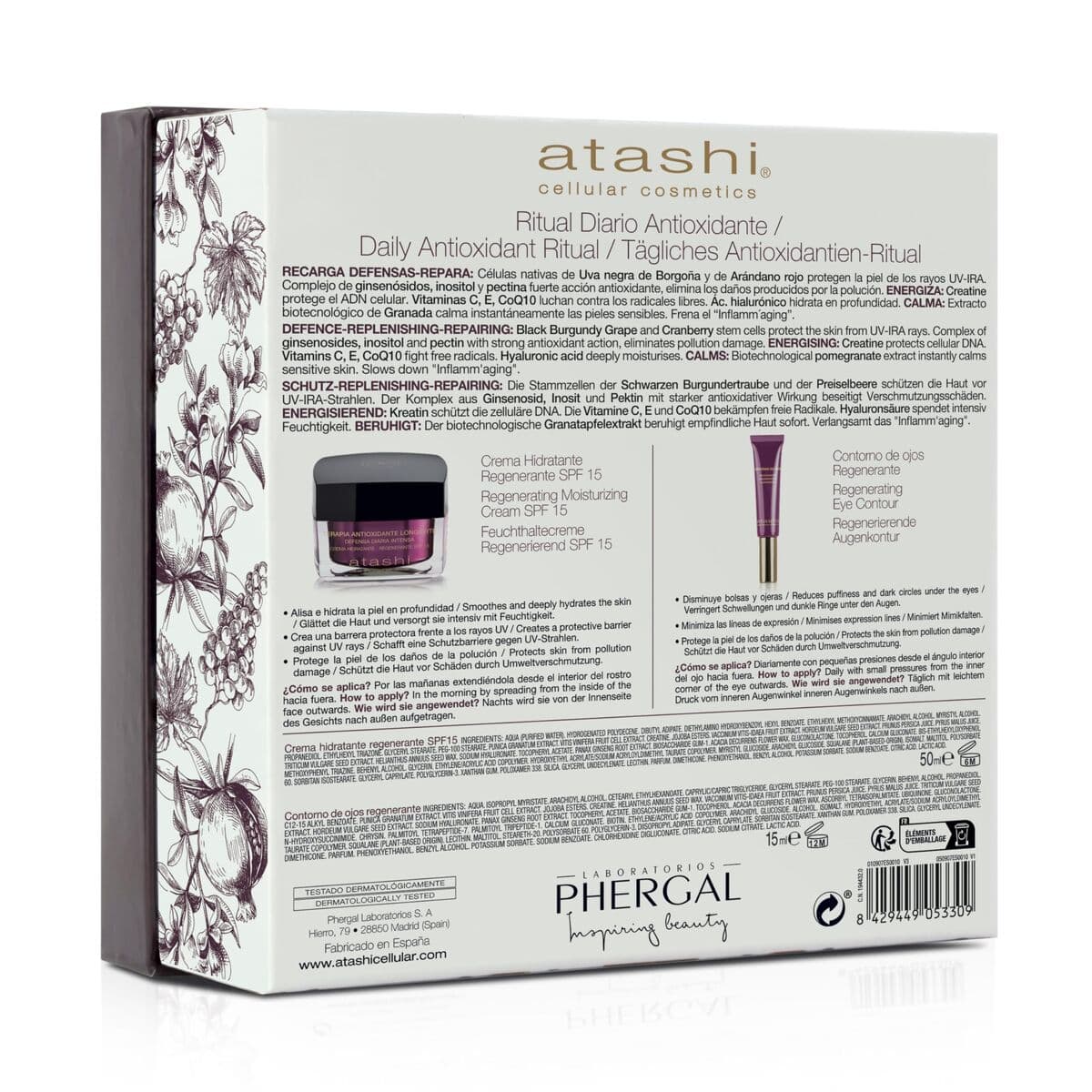 Set de Cosmética Mujer Atashi RITUAL ANTIOXIDANTE 2 Piezas - Image 9
