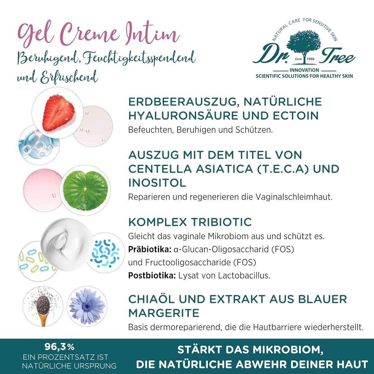 Duschgel Dr. Tree GEL-CREMA ÍNTIMO EXTERNO 50 ml