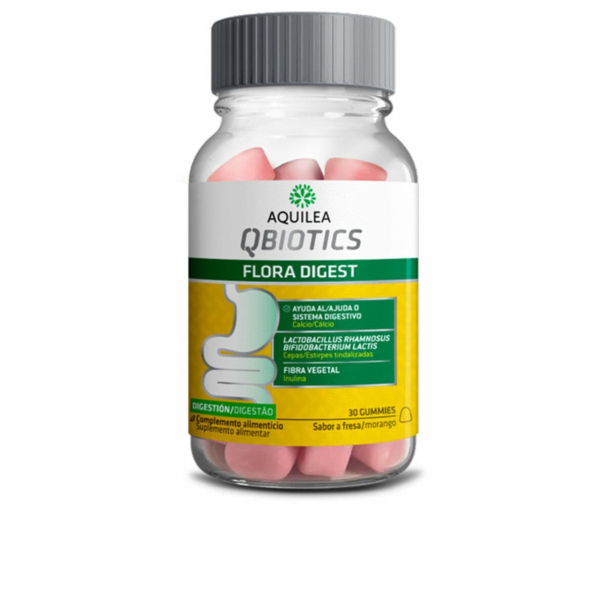 Suplemento digestivo Aquilea Qbiotics Fresa Gominolas 30 unidades