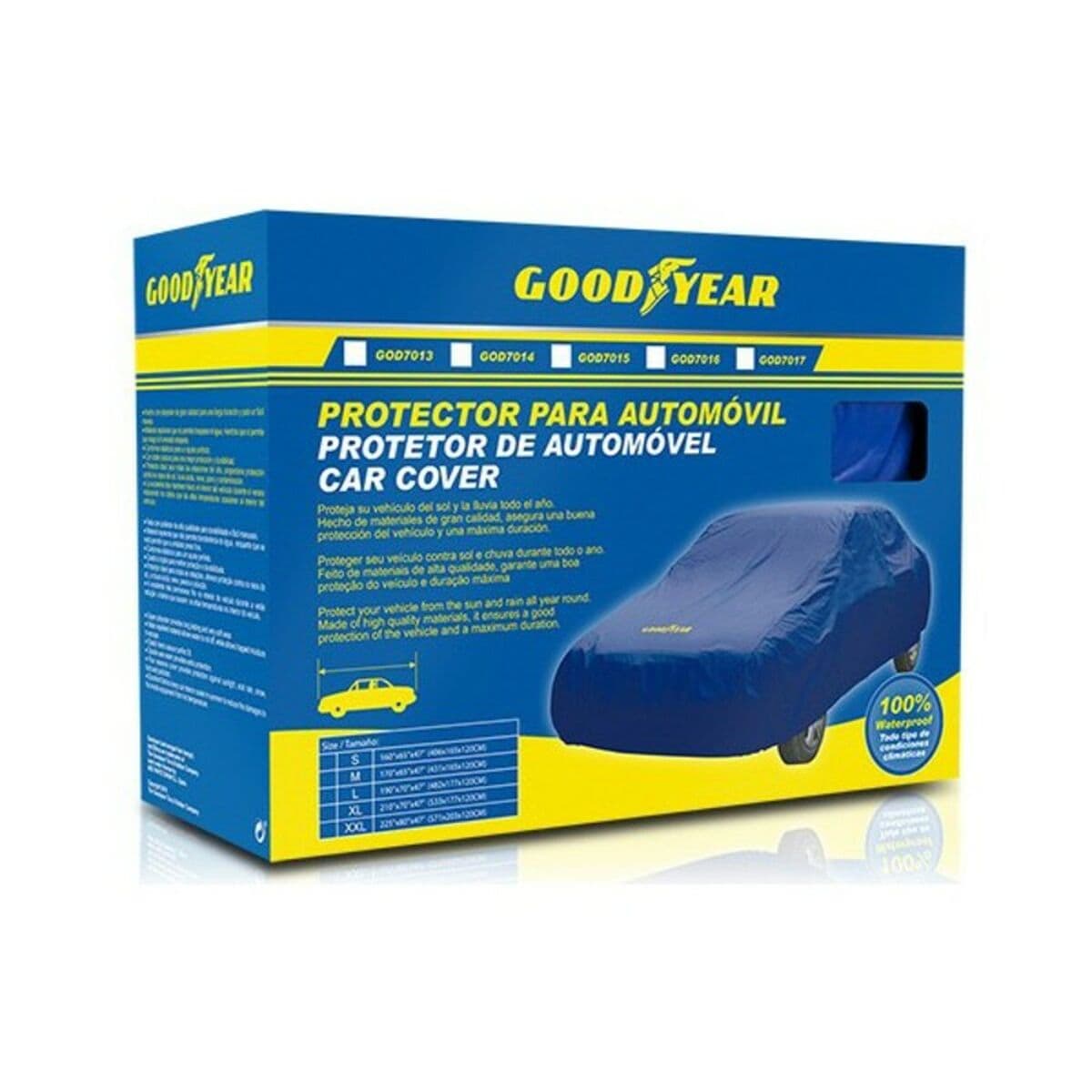 Autótakaró ponyva Goodyear GOD7014 Kék (M Méret) - Image 2