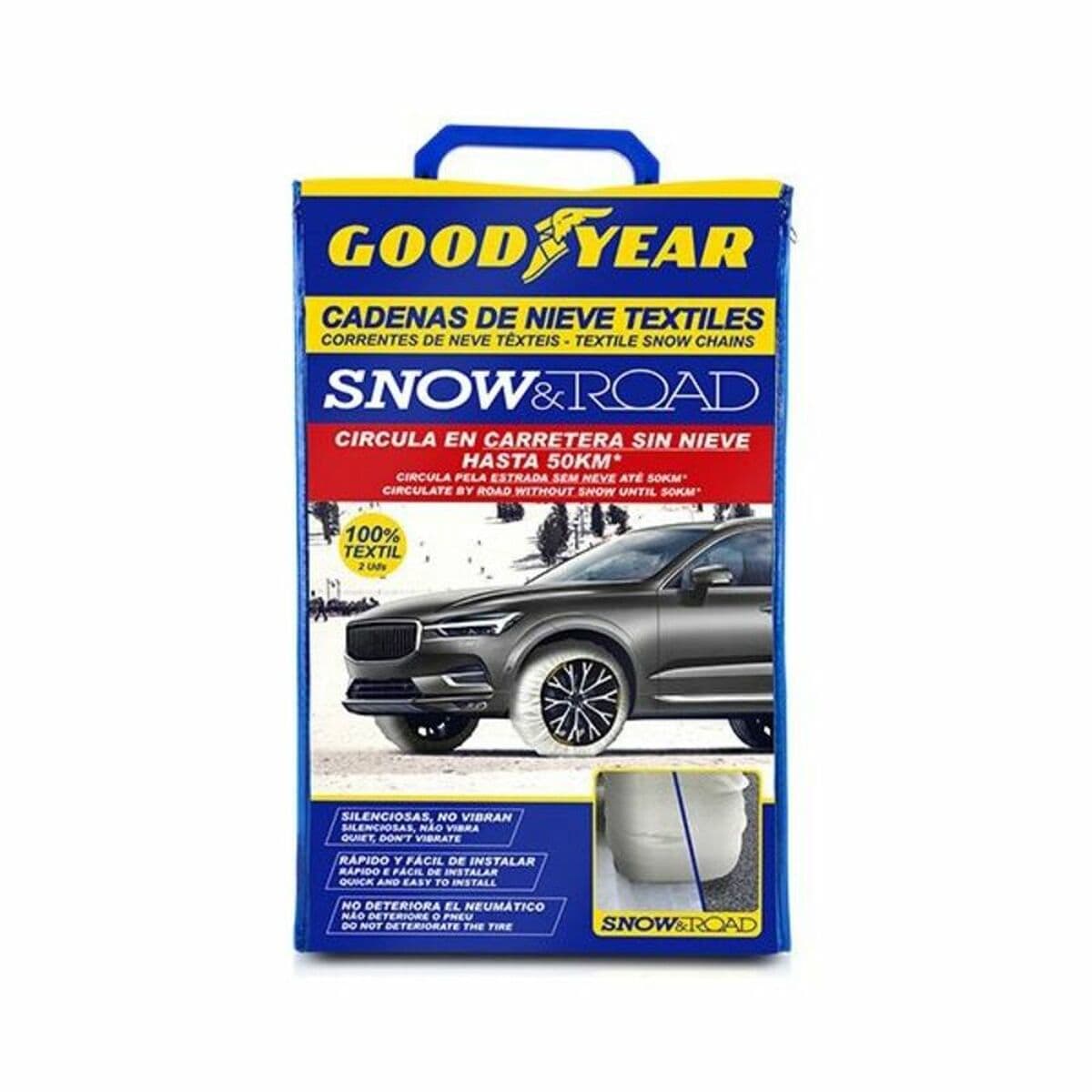 Snökedjor för bilen Goodyear SNOW & ROAD (L)