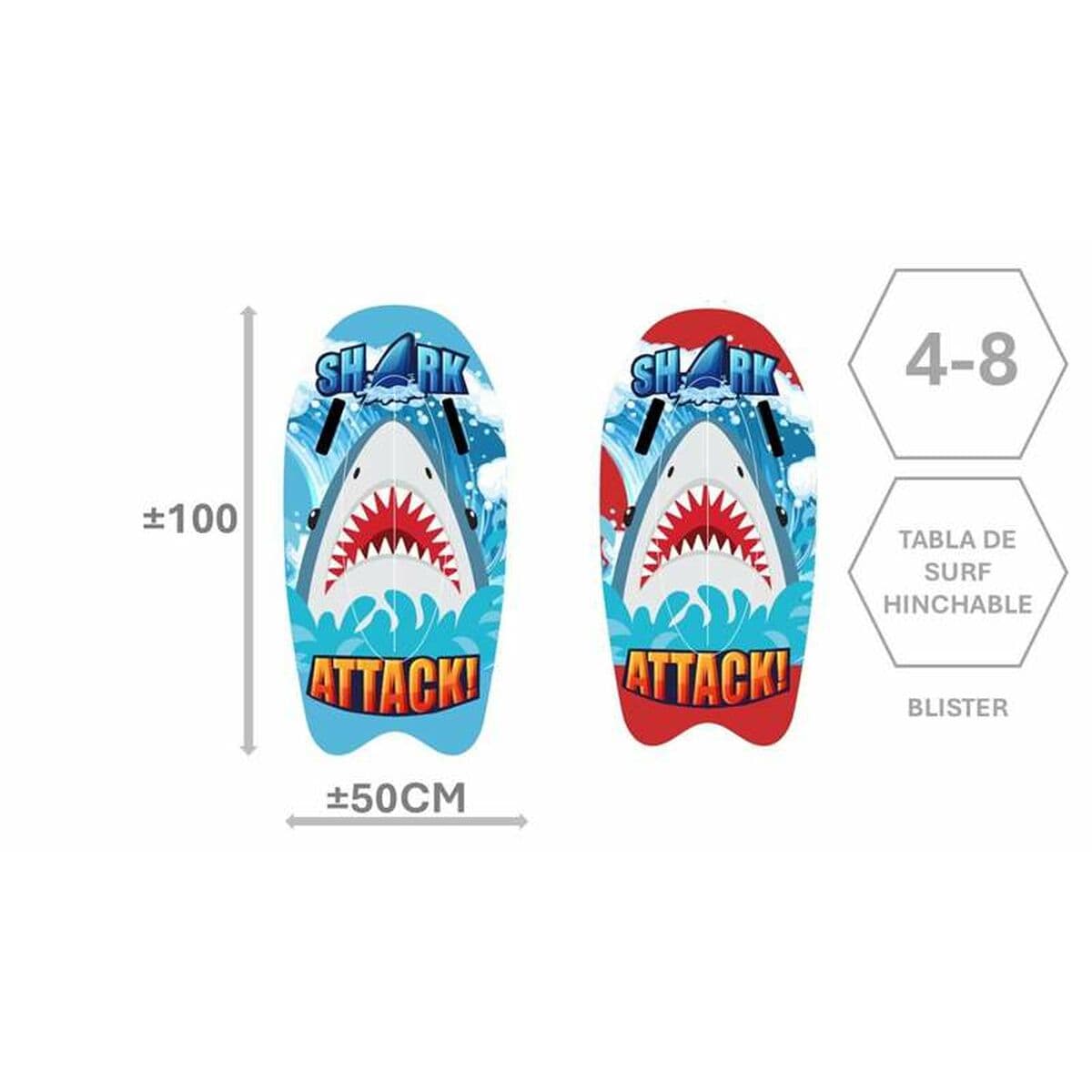 Tabla de Surf Shark Attack - Image 2