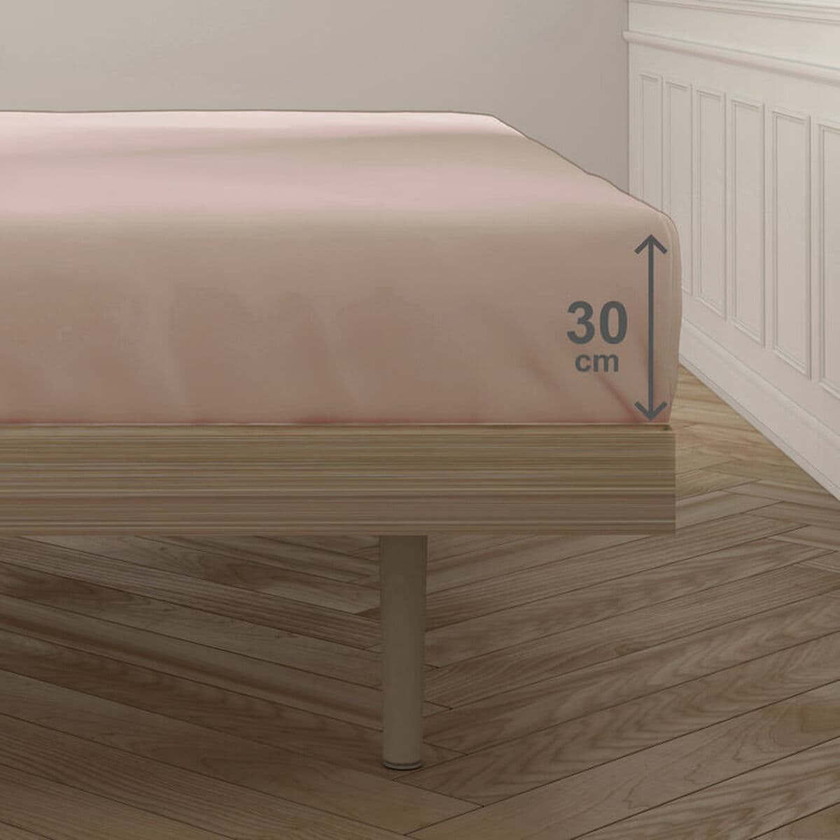 Drap housse Happy Home Mix Colors Nude Lit 1 persone - Image 6