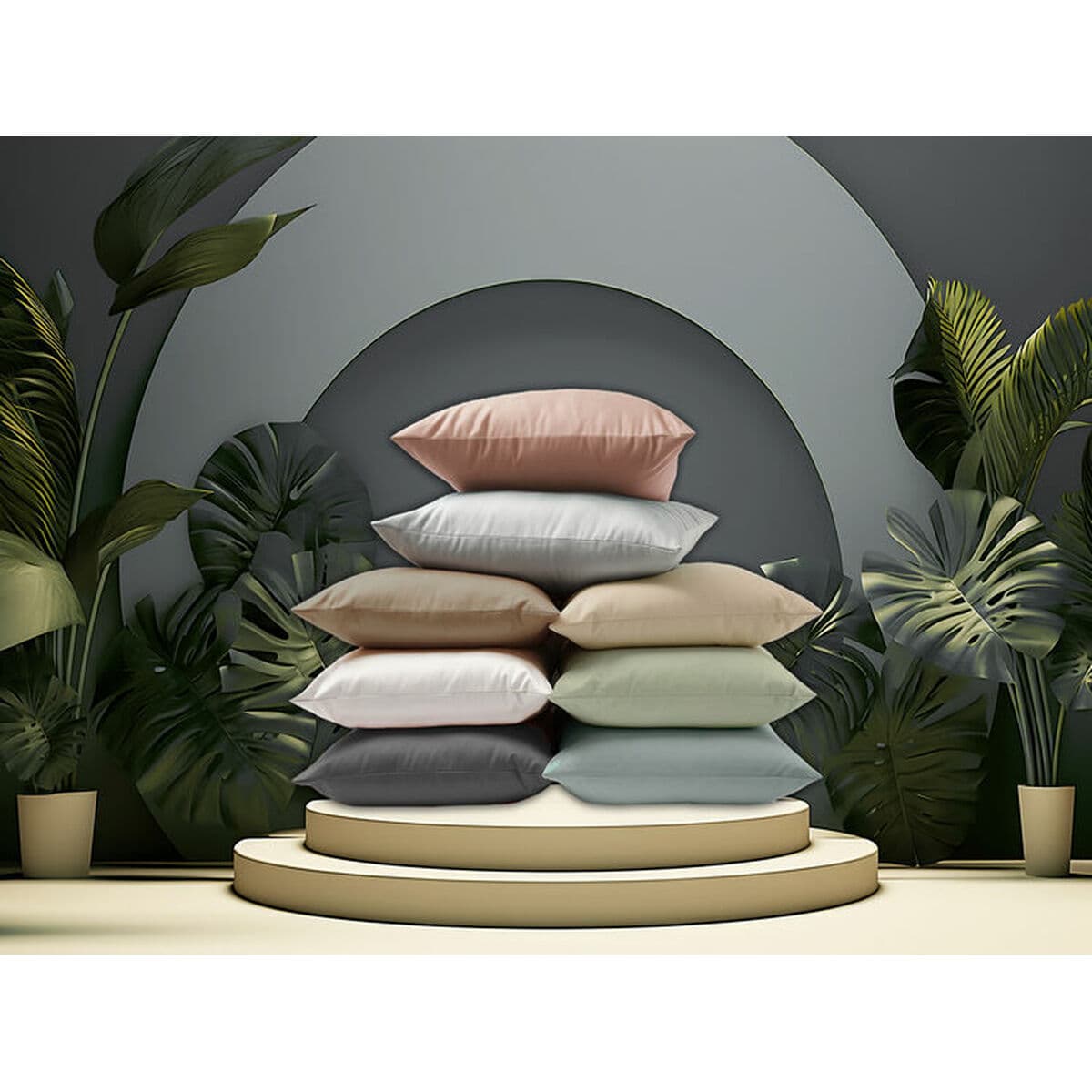 Taie d'oreiller Happy Home 45 x 85 cm 2 Unités - Image 2