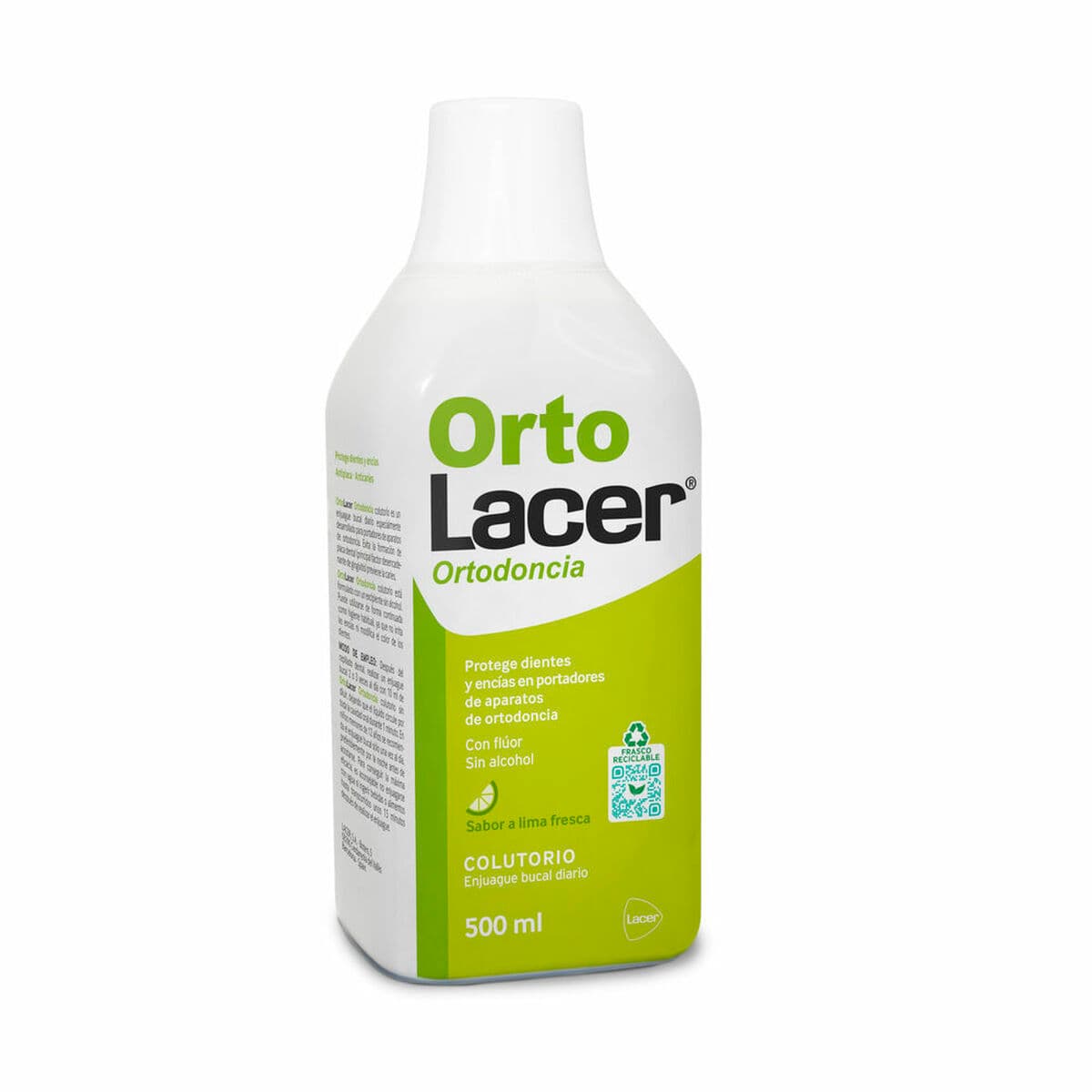 Apă de Gură Lacer Ortolacer Lămâie verde 500 ml Îngrijiri ortodontice