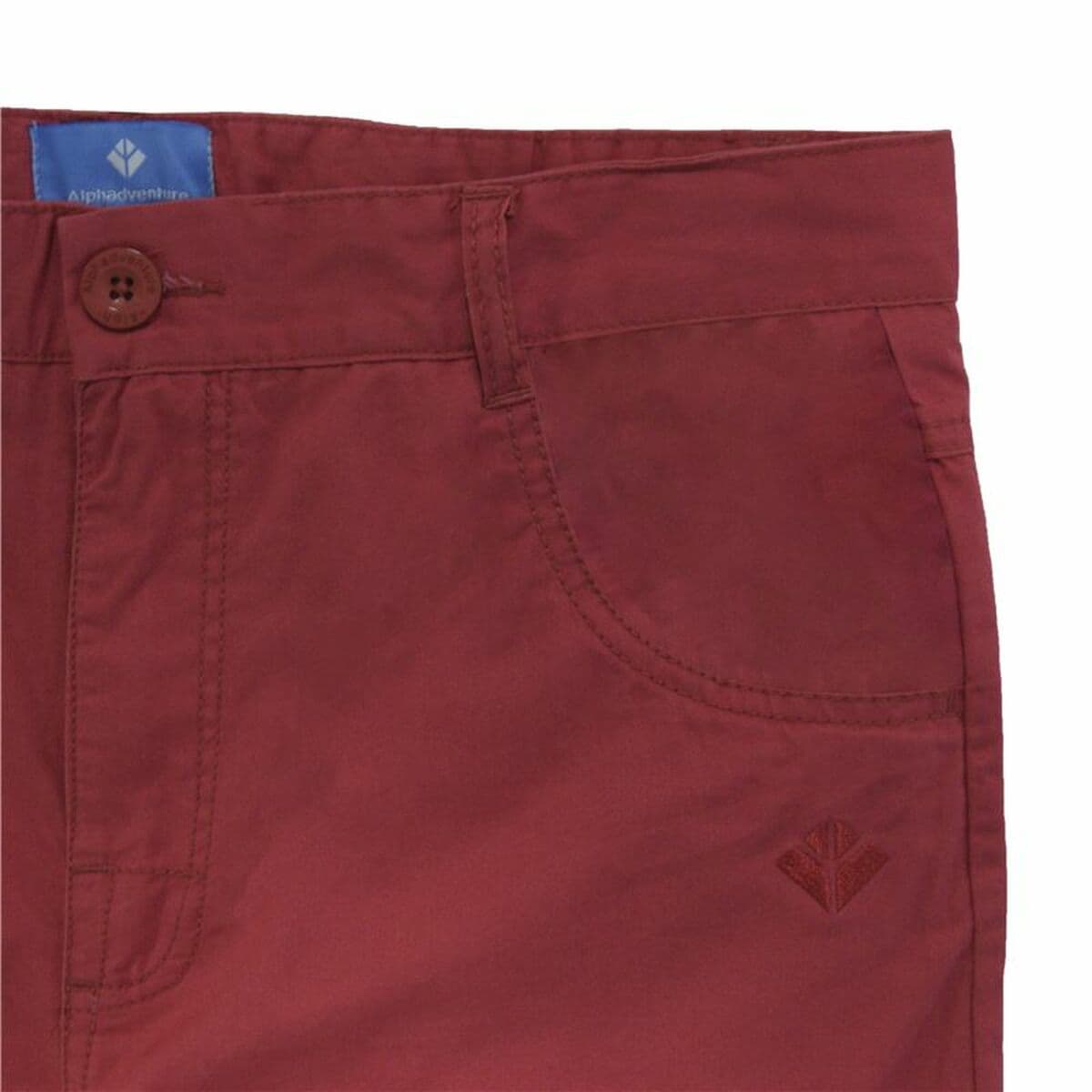 Pantalón corto Alphaventure Fabio Rojo Oscuro - Image 3