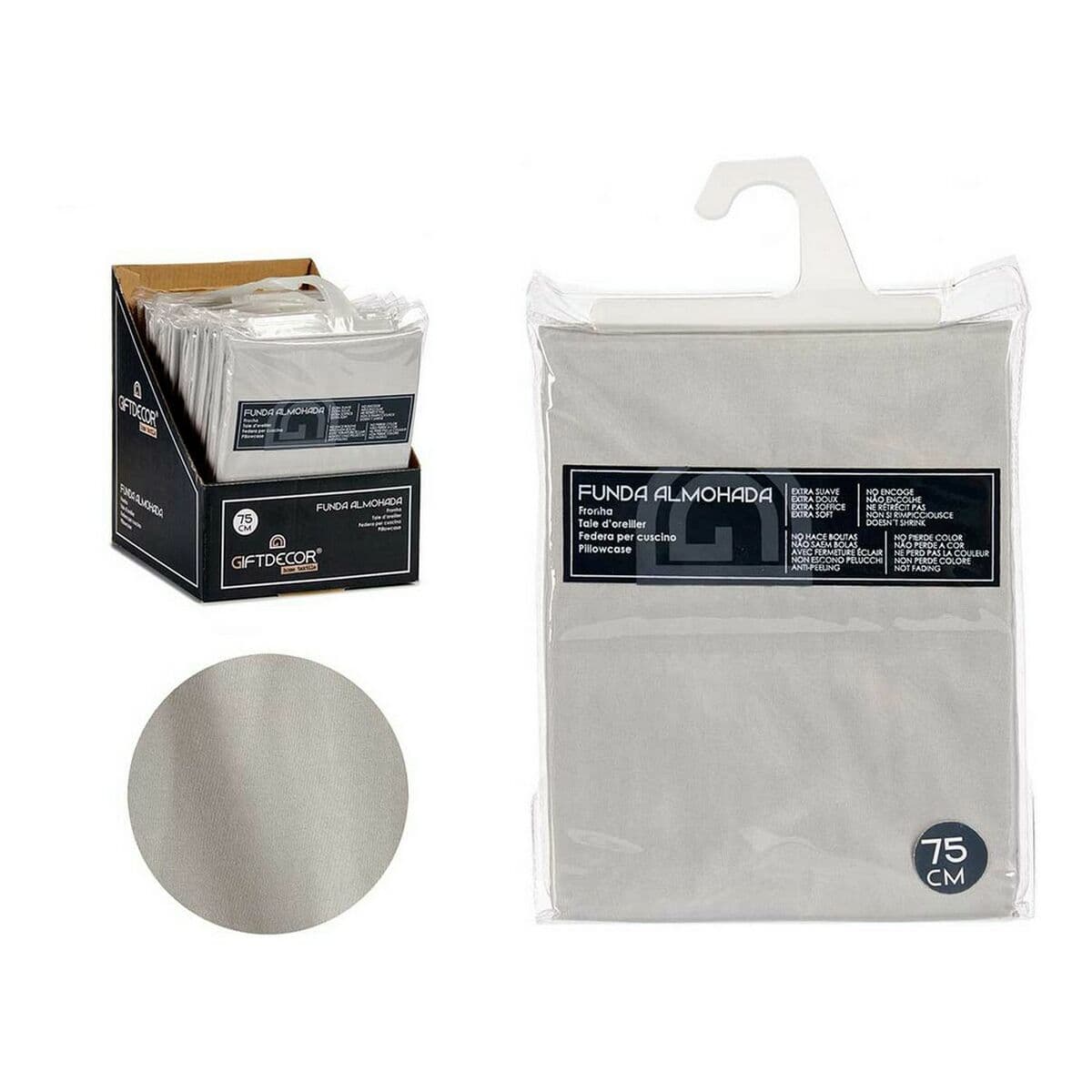 Poszewka na poduszkę Gift Decor Szary 45 x 0,3 x 90 cm 15,5 x 21 x 1,5 cm 16 x 21 x 0,2 cm