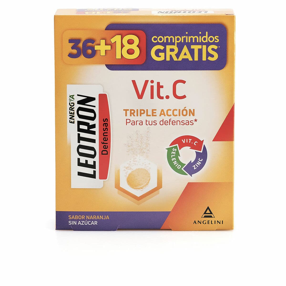 C-vitamin Leotron Vitamina C Orange C-vitamin 54 antal