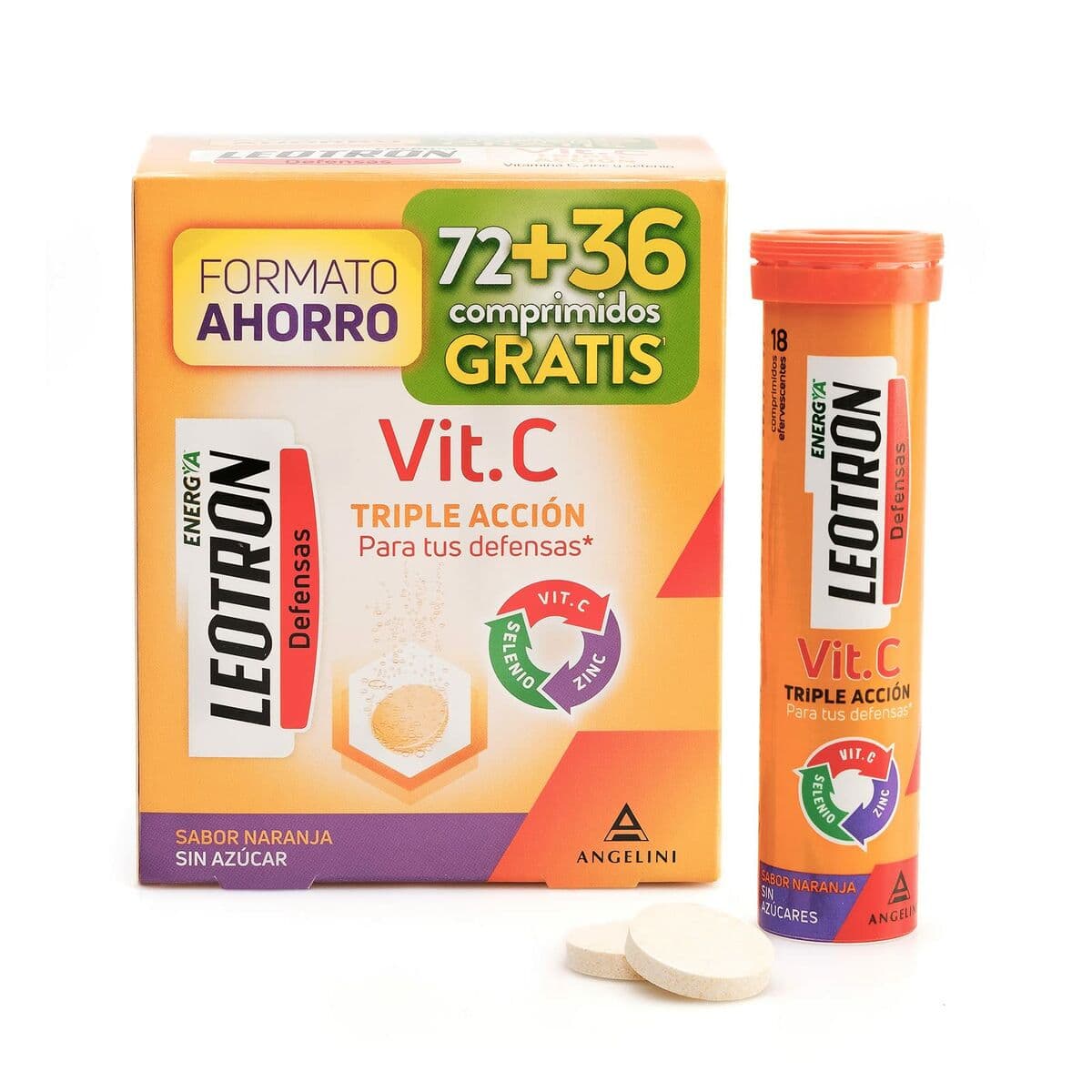 Suplement diety Leotron Vitamina C Witamina C 108 Sztuk - Image 2