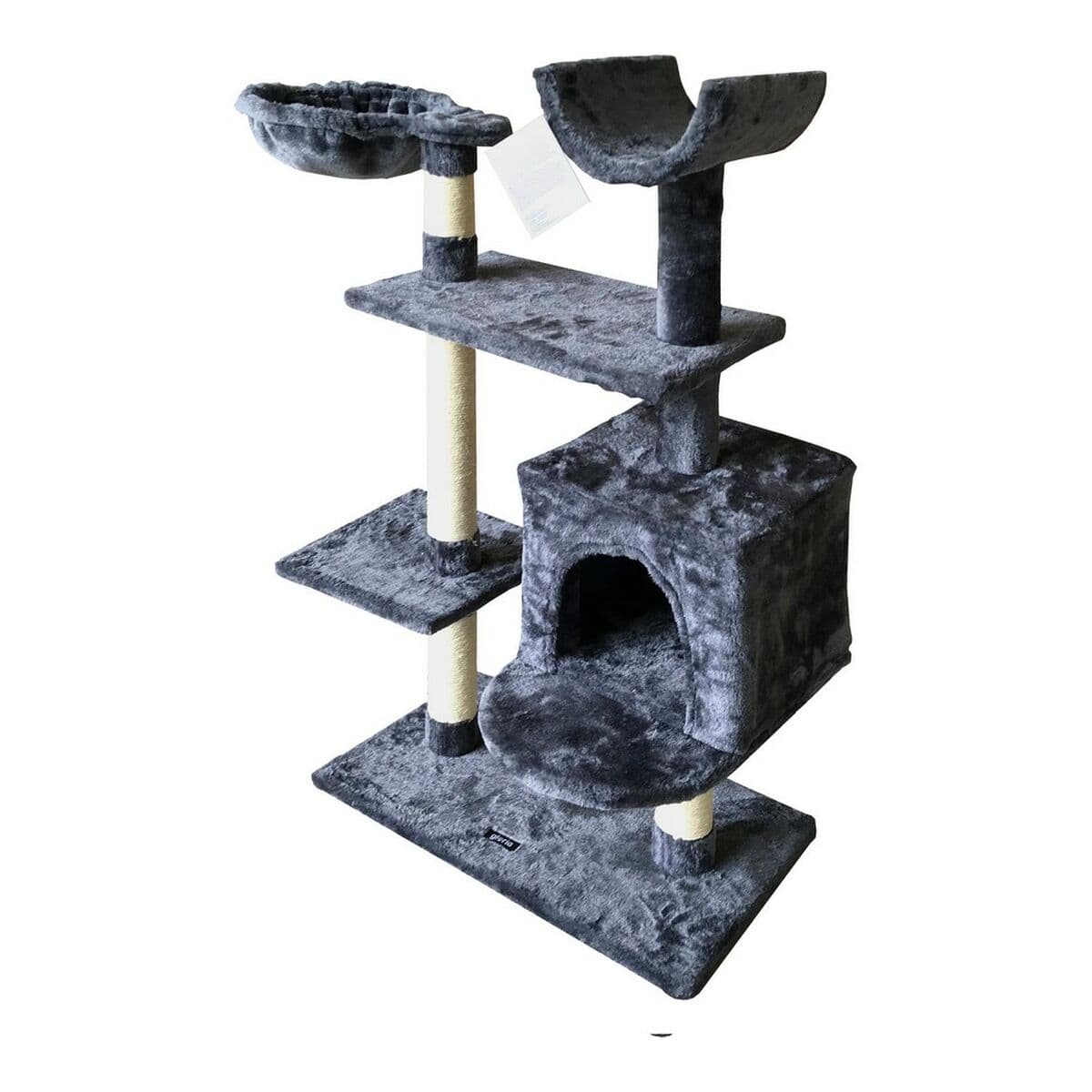 Grattoir pour Chats Gloria Jarama Arbre Gris Bois Papier Sisal (35 x 100 x 60 cm) - Image 2