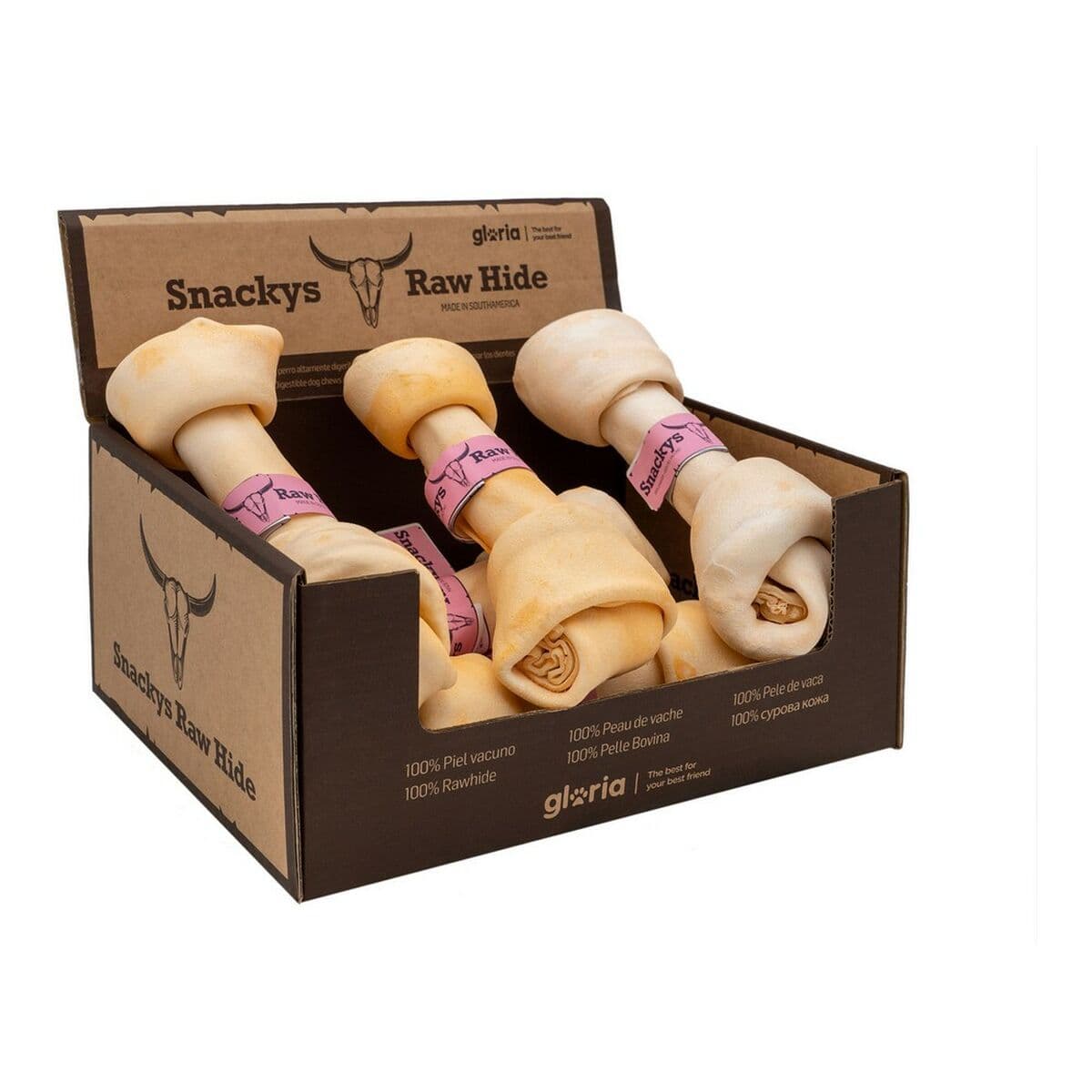 Užkandis šunims Gloria Snackys Rawhide 20-23 cm - Image 6