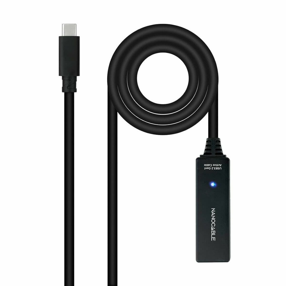Câble USB NANOCABLE USB 3.2 amplif. C/M-C/H 5m Noir 5 m - Image 9