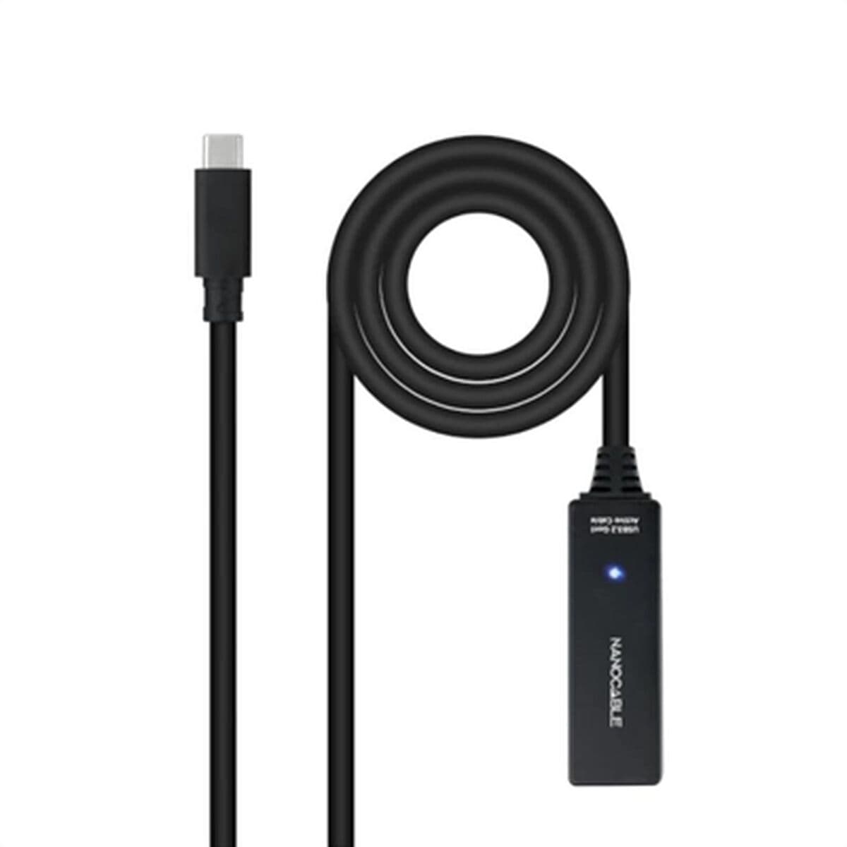 Câble USB NANOCABLE USB 3.2 amplif. C/M-C/H 5m Noir 5 m - Image 15