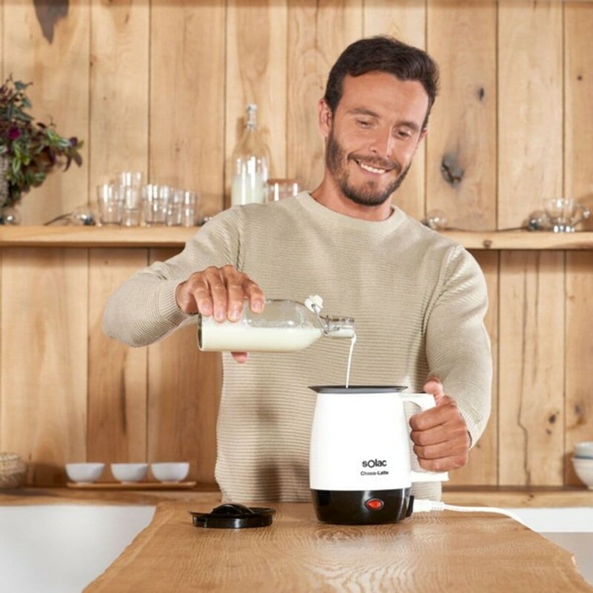 Hervidor Solac MH9100 Choco-Latte 1 L 250W Blanco (1 L) (1) - Image 4