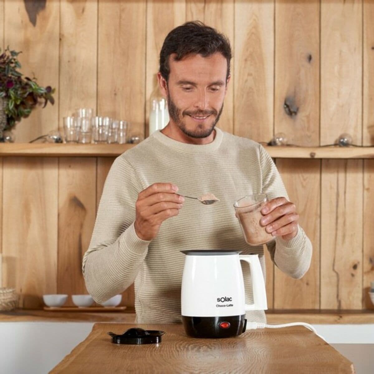 Hervidor Solac MH9100 Choco-Latte 1 L 250W Blanco (1 L) (1) - Image 5