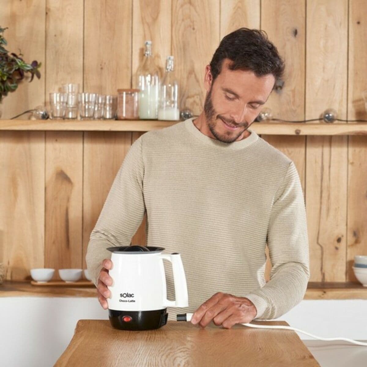 Hervidor Solac MH9100 Choco-Latte 1 L 250W Blanco (1 L) (1) - Image 7