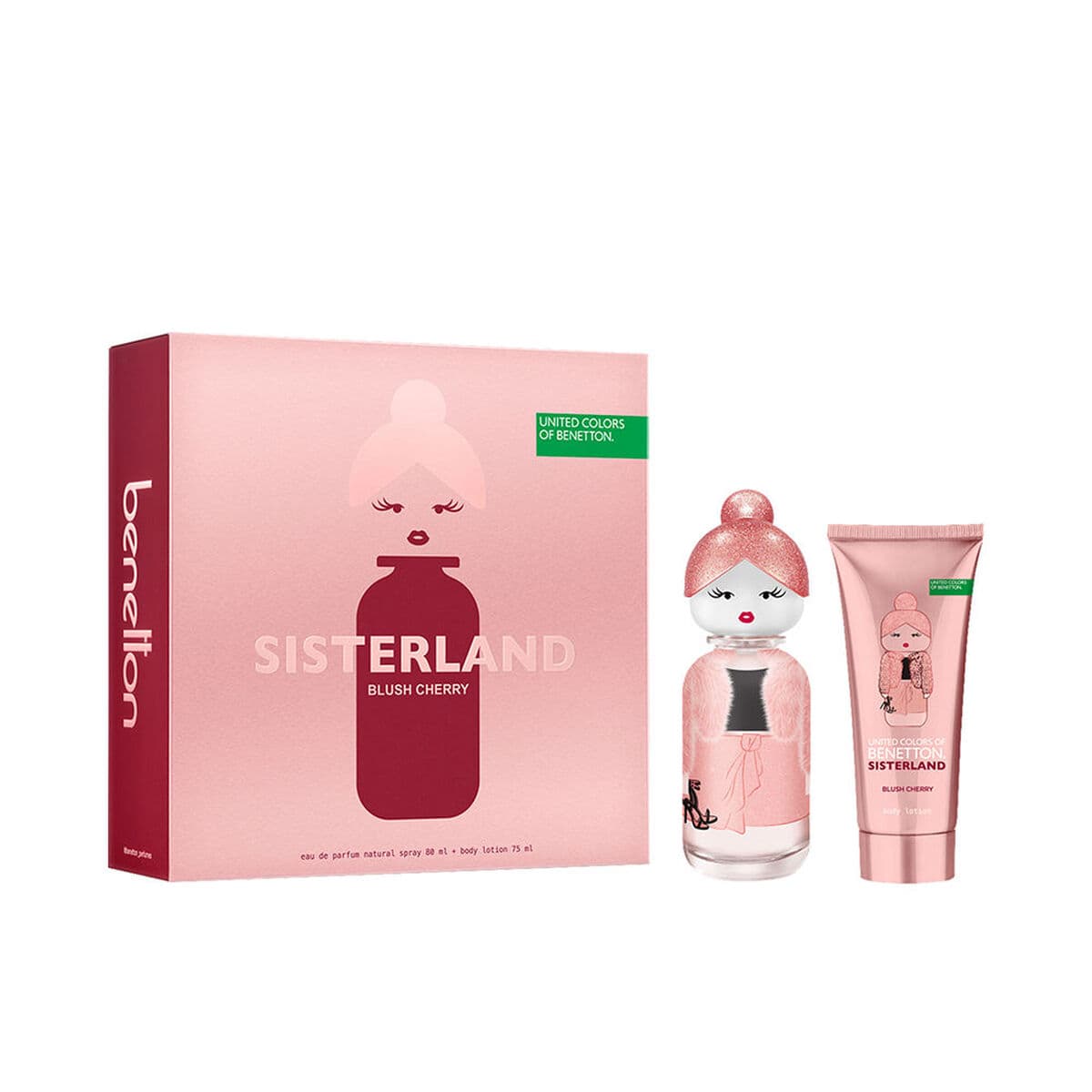 Set de Perfume Mujer Benetton Sisterland Blush Cherry 2 Piezas