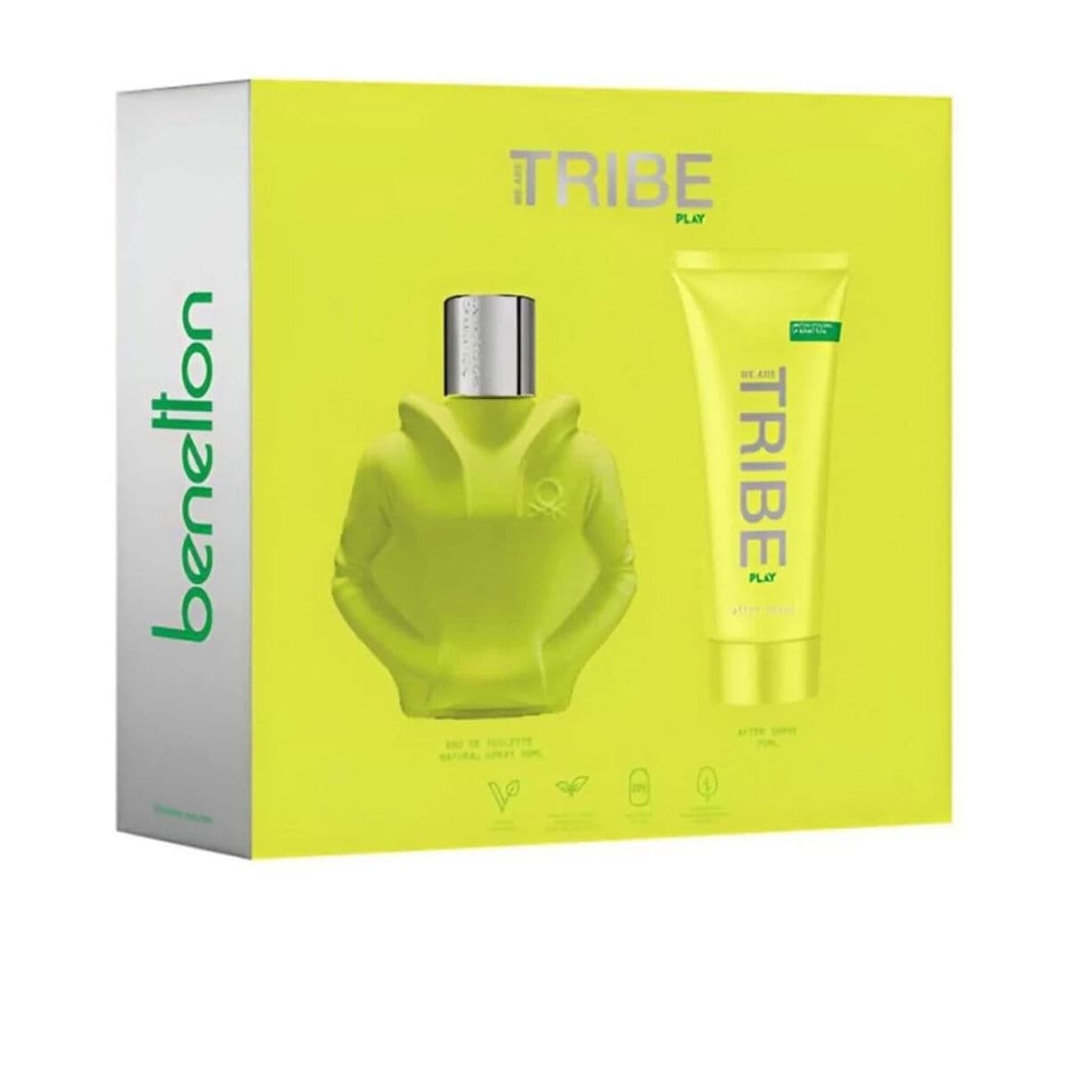 Set de Perfume Hombre Benetton WE ARE TRIBE PLAY MEN 2 Piezas