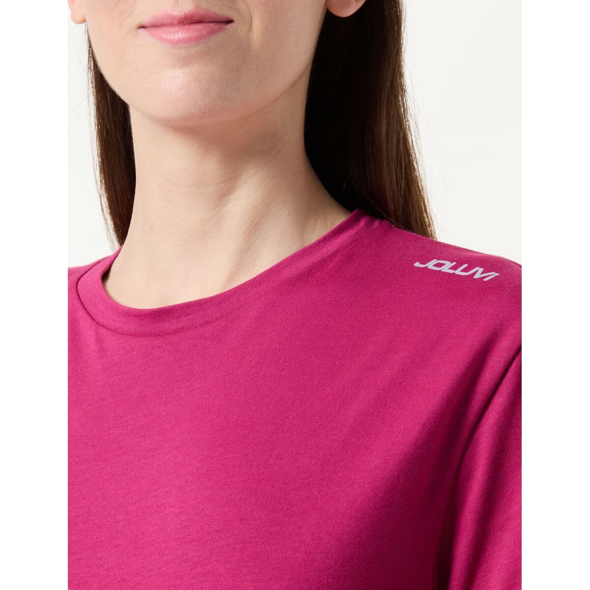 Women’s Short Sleeve T-Shirt Joluvi Combed Cotton Purple - Image 2