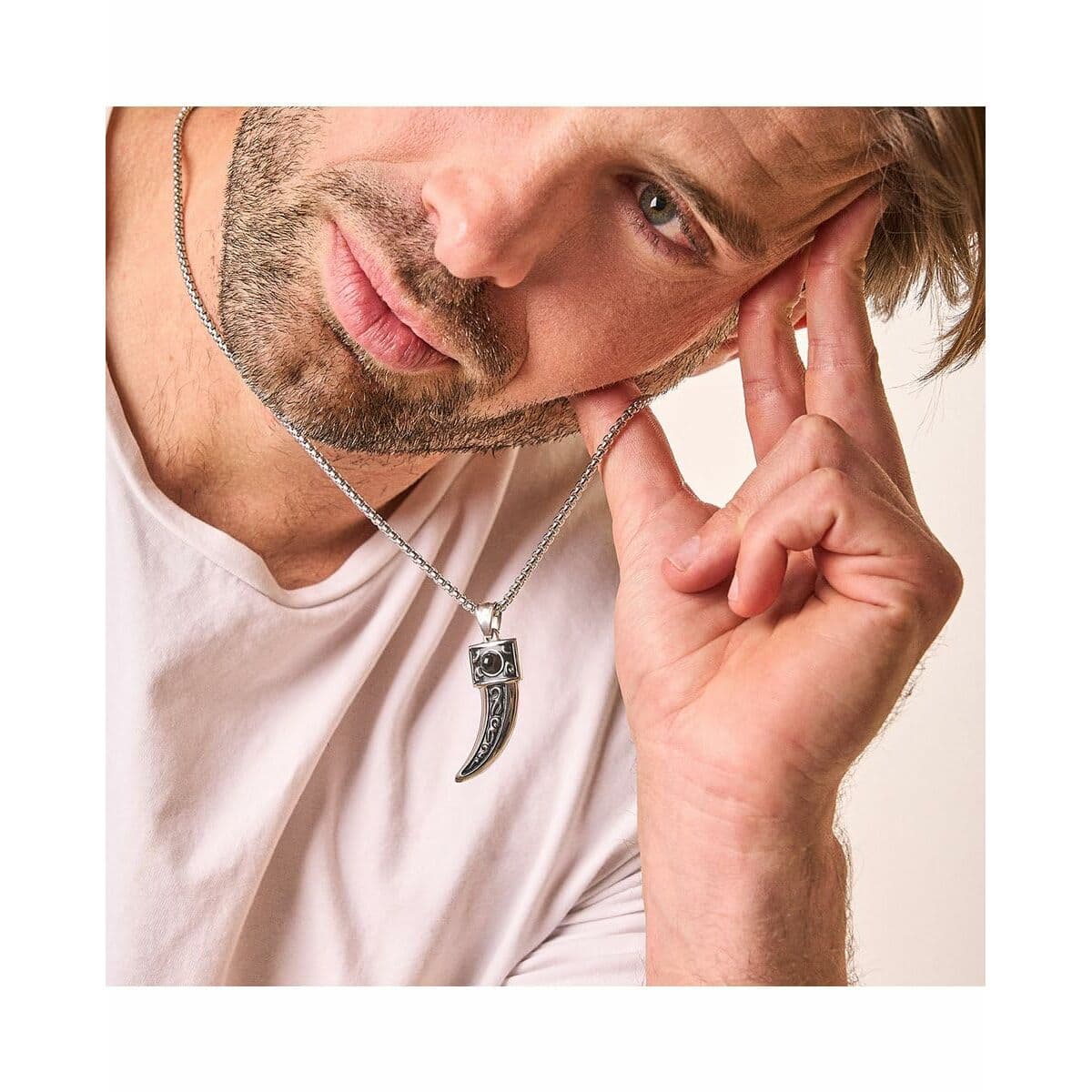 Vyriškas pakabukas Radiant RH000272 Sidabras Juoda - Image 2