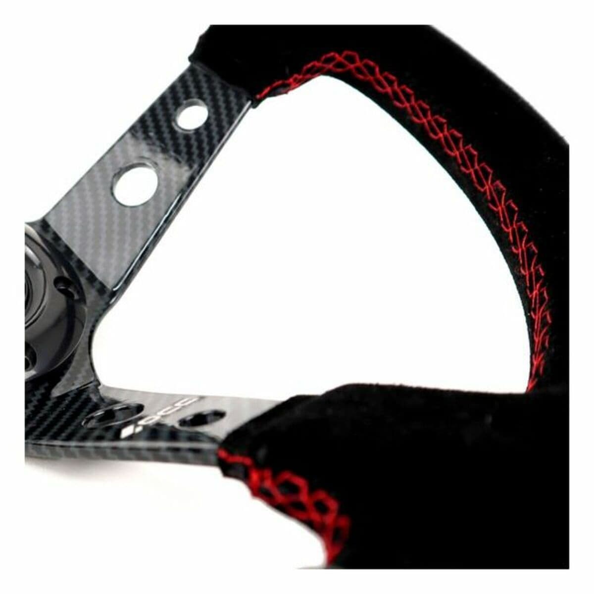 Verseny kormánykerék OCC Motorsport Fekete Fekete/Piros Piros/Fekete Ø 35 cm - Image 4